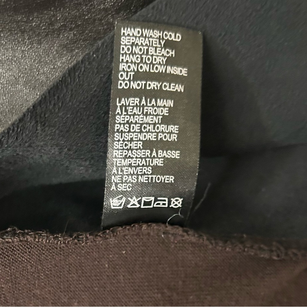 Dex Black and Burgundy Draped Women's Jacket , Size L - Picture 5 of 5